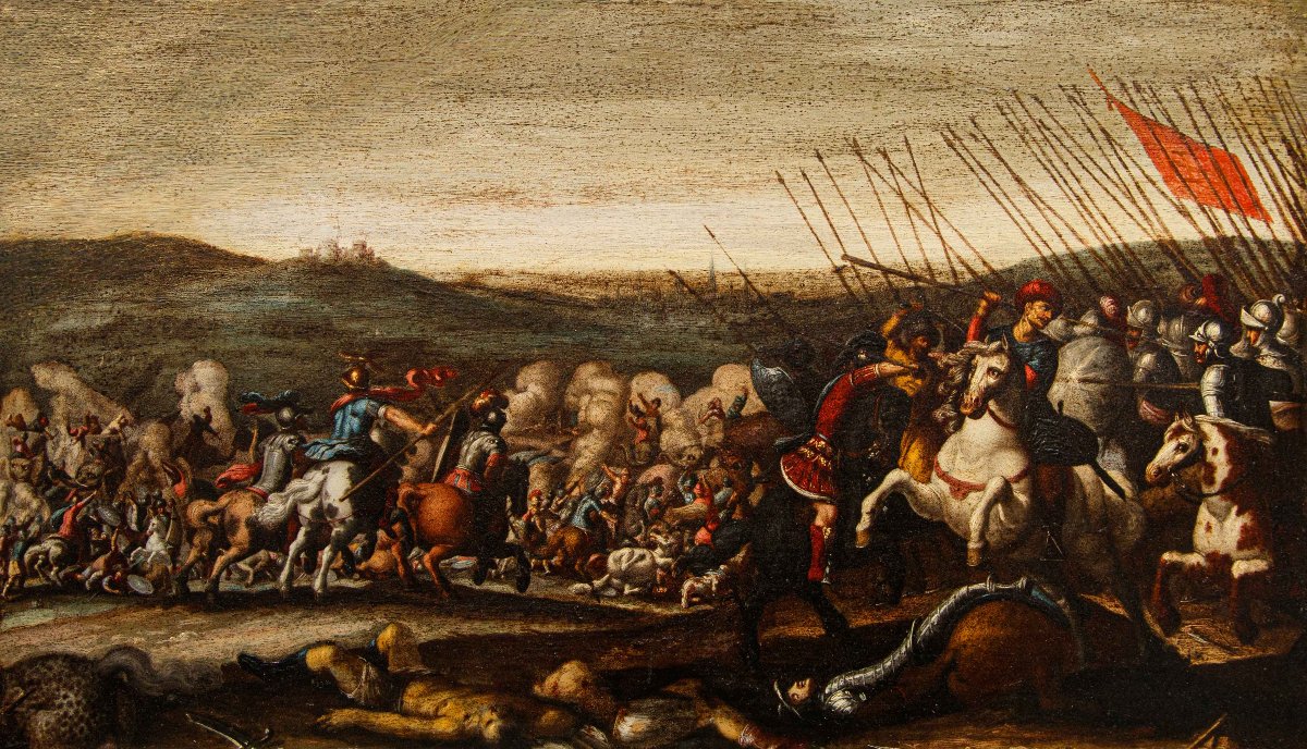Antonio Tempesta (florence, 1555 – Rome, 1630), Attributed, Battle Scenes  -photo-4