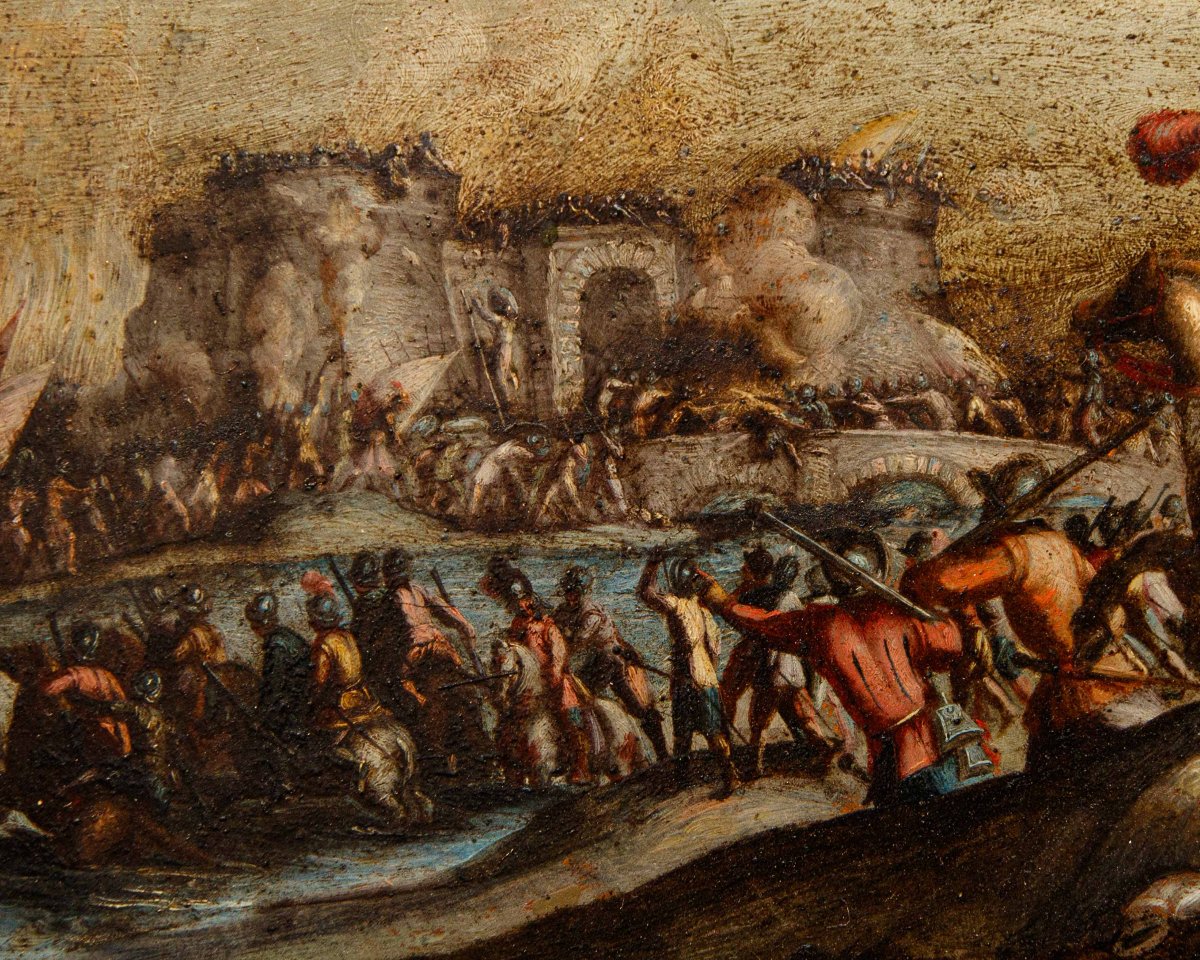 Antonio Tempesta (florence, 1555 – Rome, 1630), Attributed, Battle Scenes  -photo-1