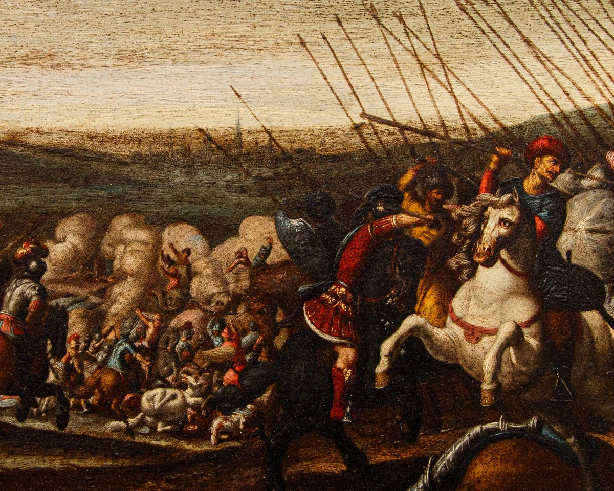 Antonio Tempesta (florence, 1555 – Rome, 1630), Attributed, Battle Scenes  -photo-2