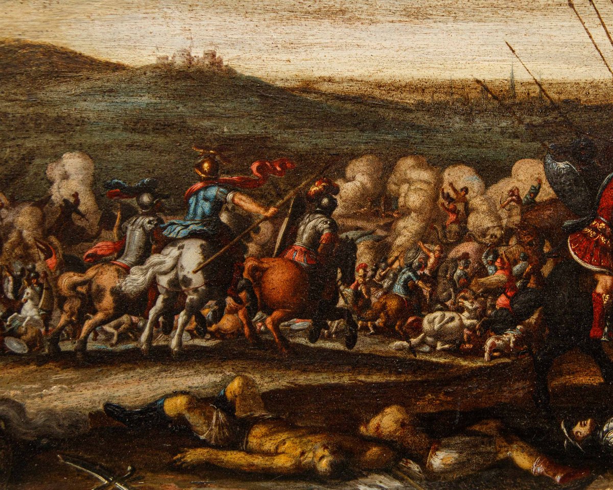 Antonio Tempesta (florence, 1555 – Rome, 1630), Attributed, Battle Scenes  -photo-3