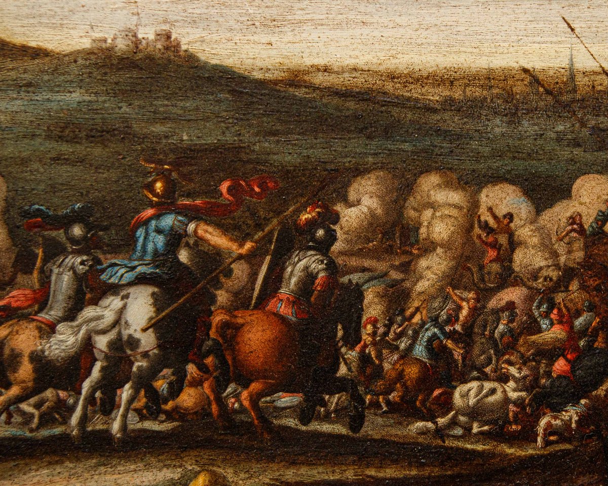 Antonio Tempesta (florence, 1555 – Rome, 1630), Attributed, Battle Scenes  -photo-4