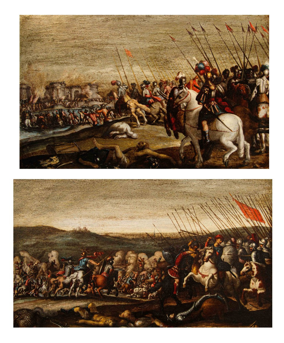 Antonio Tempesta (florence, 1555 – Rome, 1630), Attributed, Battle Scenes  