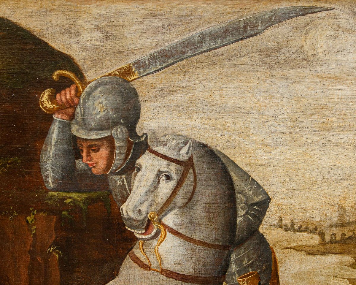 Fin du XVe siècle, début du XVIe siècle, Saint-Georges et le dragon -photo-1