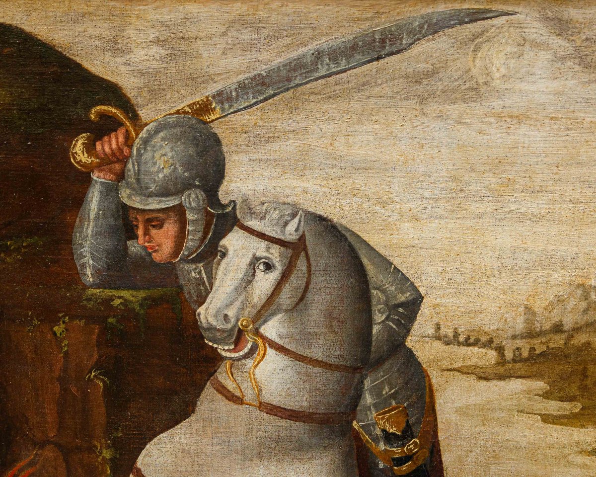 Fin du XVe siècle, début du XVIe siècle, Saint-Georges et le dragon -photo-3