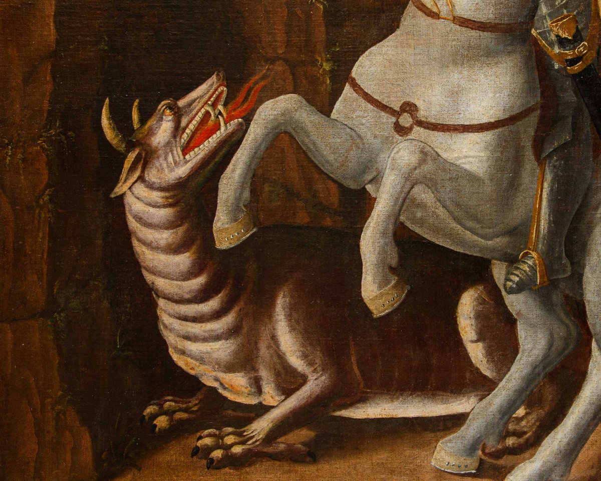 Fin du XVe siècle, début du XVIe siècle, Saint-Georges et le dragon -photo-4