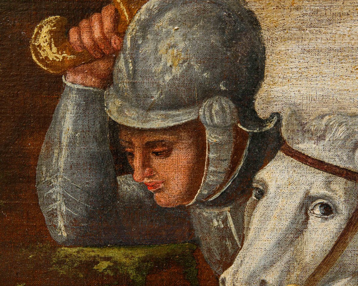 Fin du XVe siècle, début du XVIe siècle, Saint-Georges et le dragon -photo-5