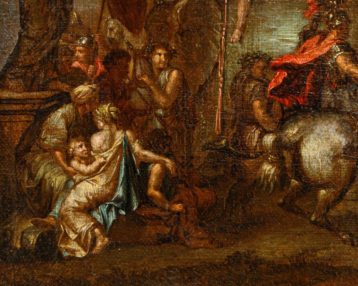 A Follower Of Charles Le Brun (paris, 1619–1690), The Entry Of Alexander The Great Into Babylon-photo-8