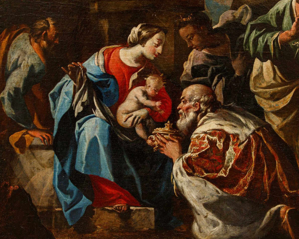 Neapolitan School, 17th–18th Century, Adoration Of The Magi-photo-3