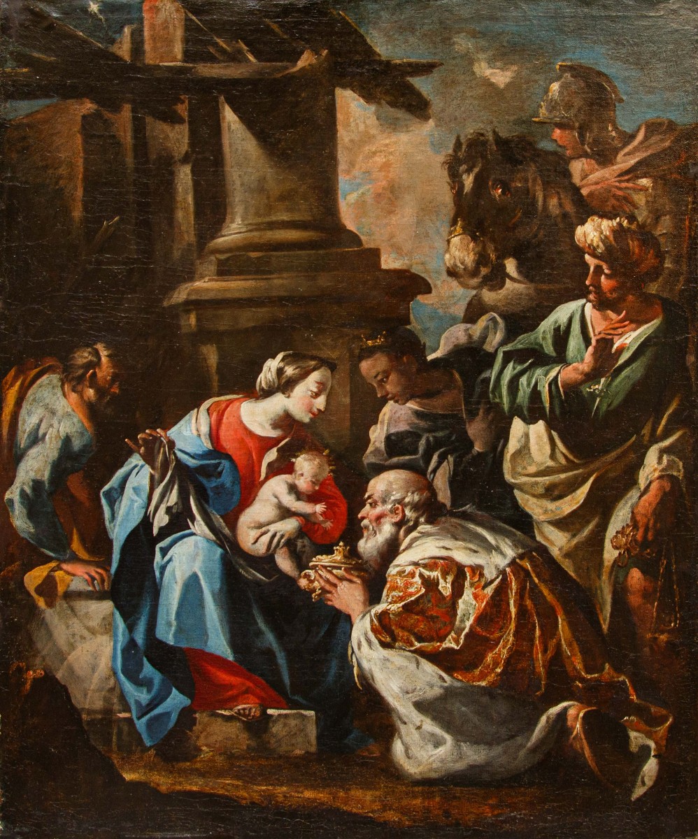Neapolitan School, 17th–18th Century, Adoration Of The Magi