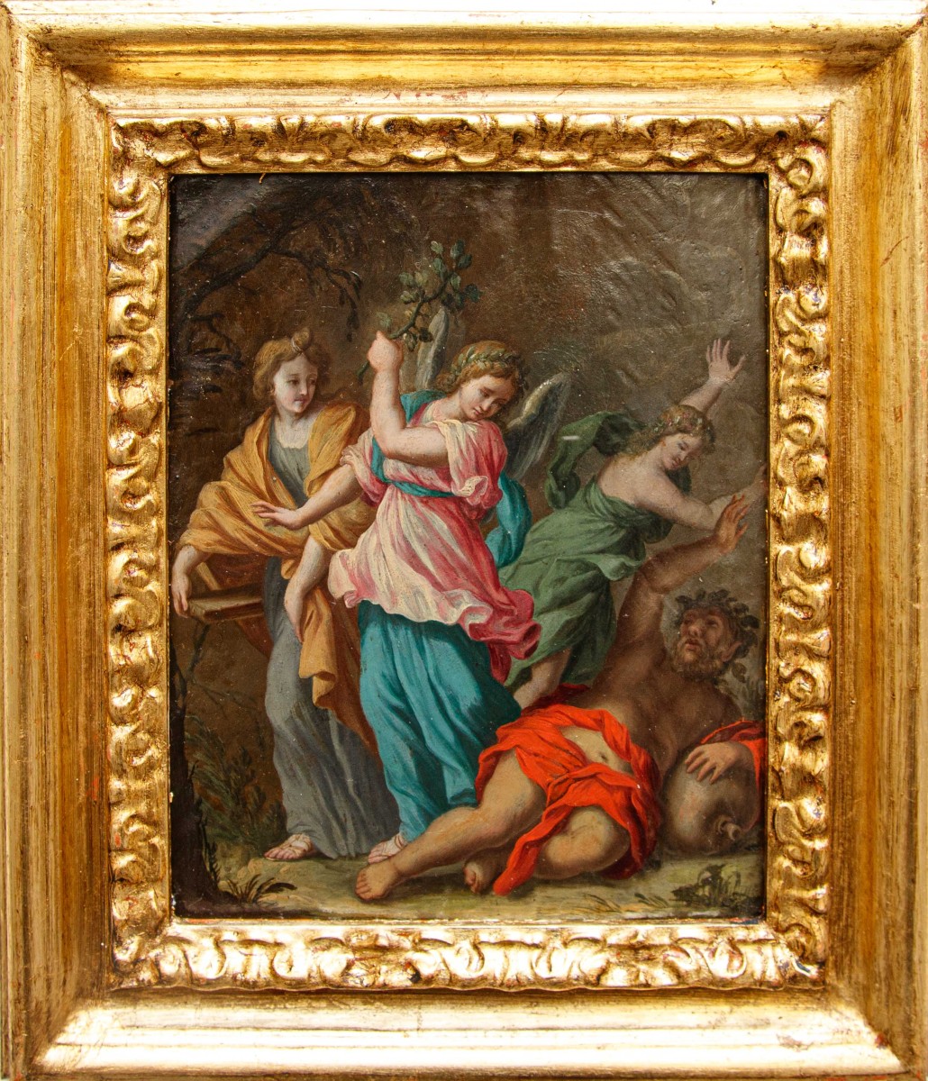 École vénitienne, XVIIIe siècle, Bacchanal ou Triomphe de la Vertu
