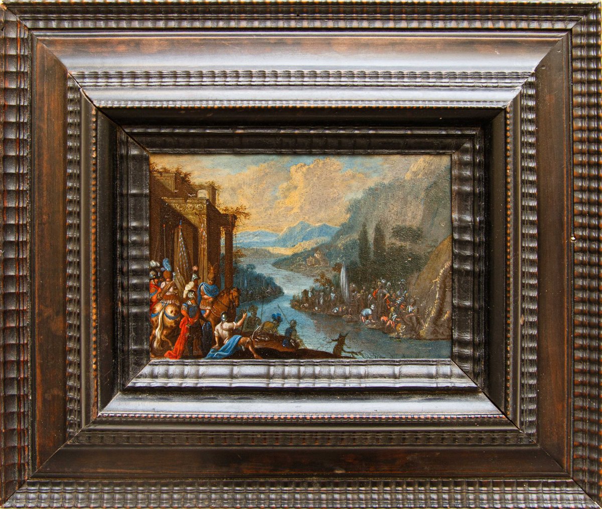 Follower Of Joos De Momper The Younger (antwerp, 1564 – 1635) Battle Of The River Idaspe