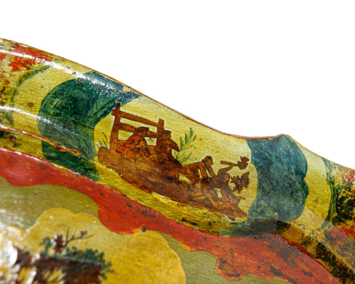 Venice, 18th Century, Decorated Tray-photo-1