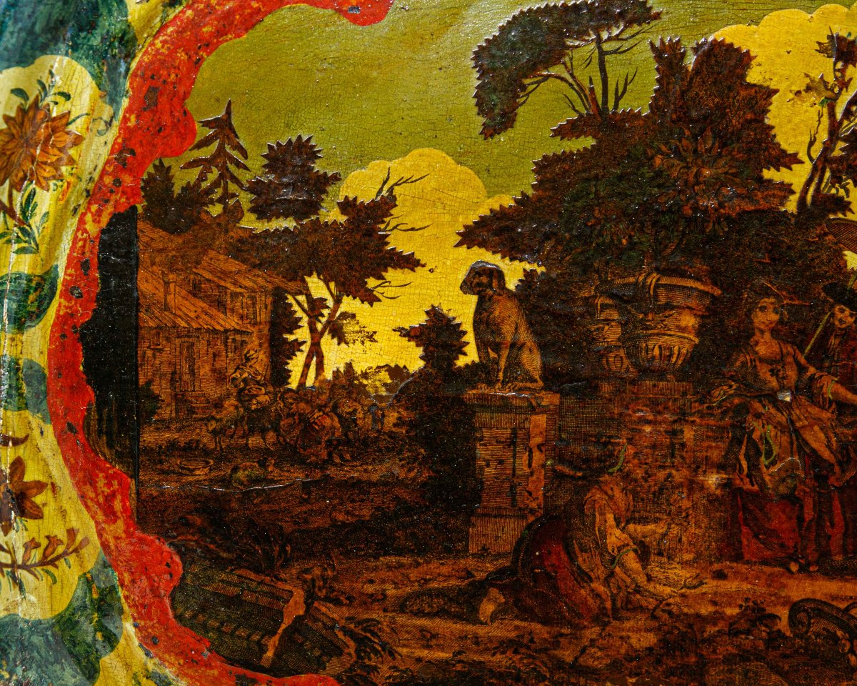 Venice, 18th Century, Decorated Tray-photo-4