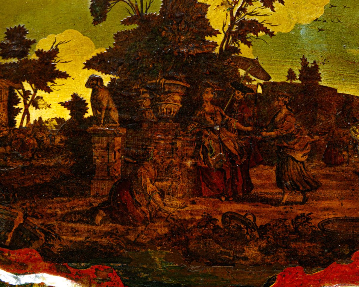 Venice, 18th Century, Decorated Tray-photo-5