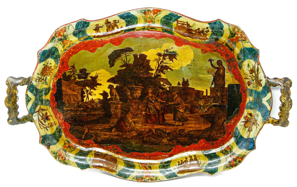Venice, 18th Century, Decorated Tray