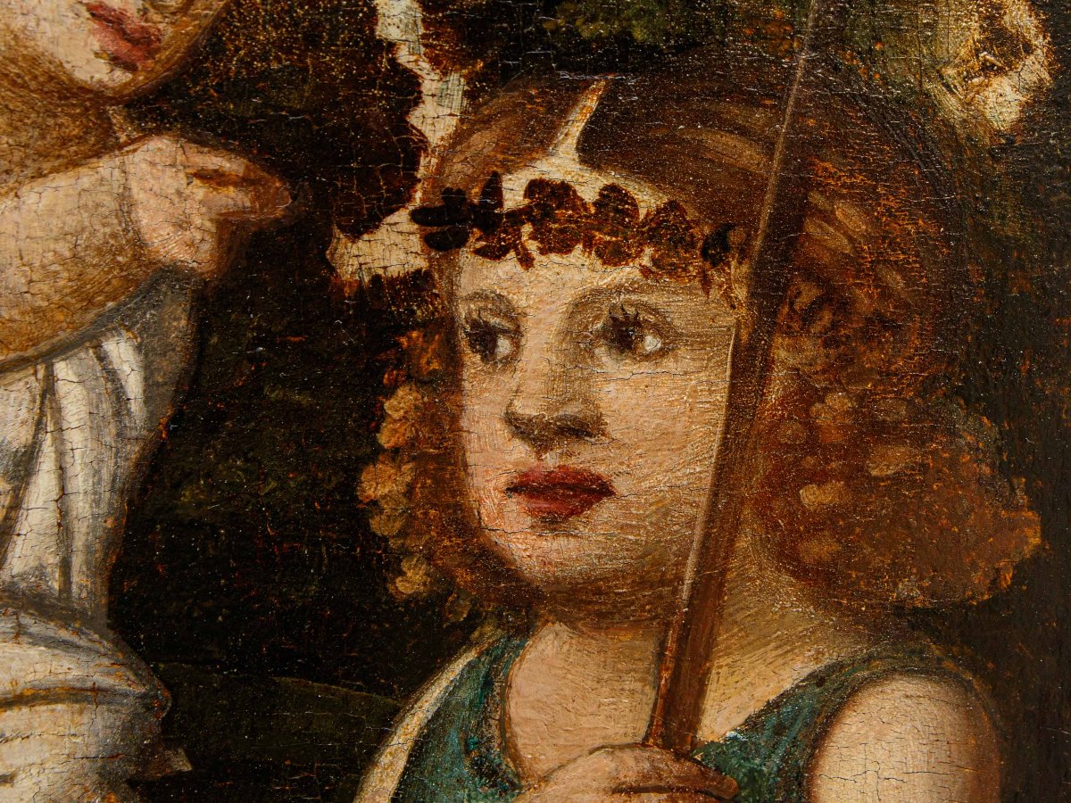 Rizzo Da Santacroce, atelier de,  Vierge à l’Enfant et Saint Jean-photo-6
