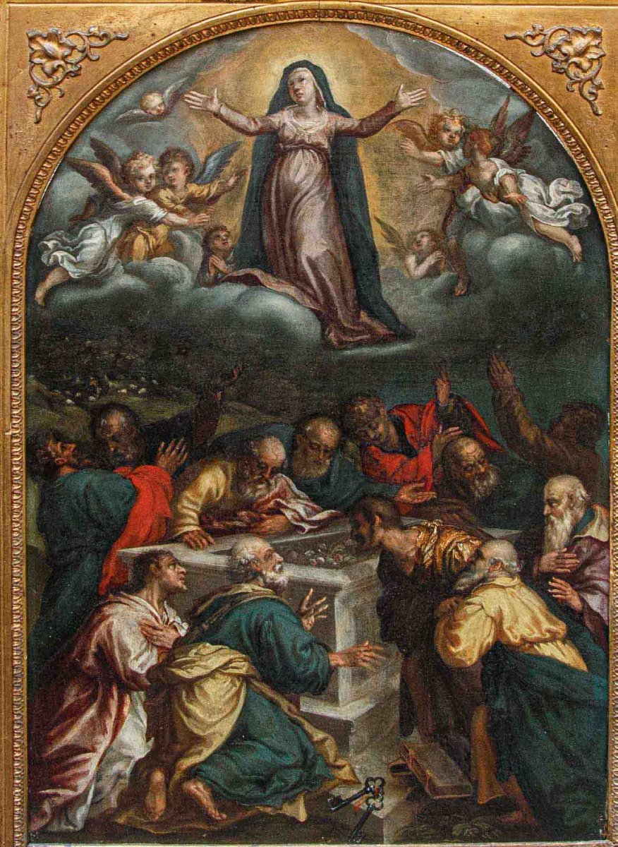 A Follower Of Hans Rottenhammer (1564–1625), The Assumption Of The Virgin-photo-2