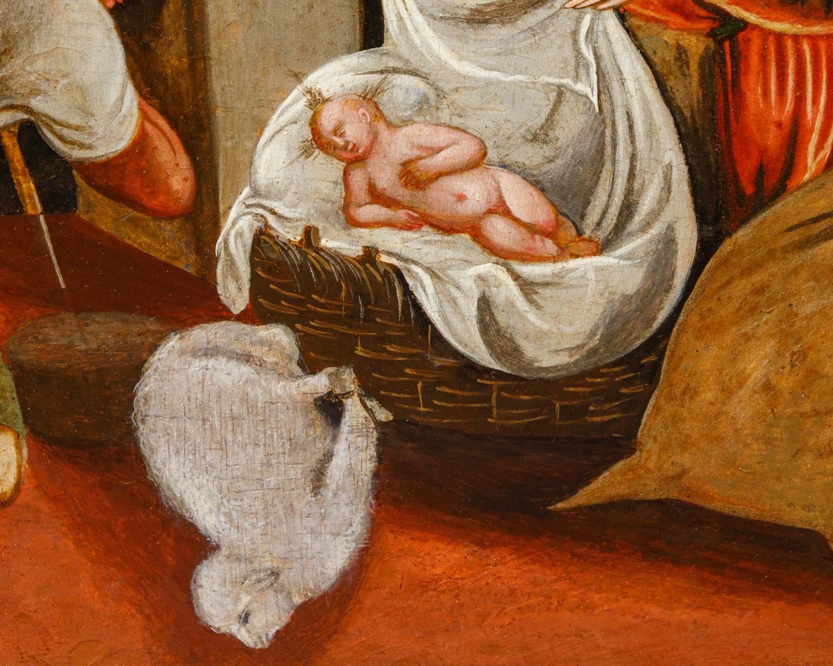 École vénito-crétoise du XVIIe siècle, Adoration des pasteurs-photo-6