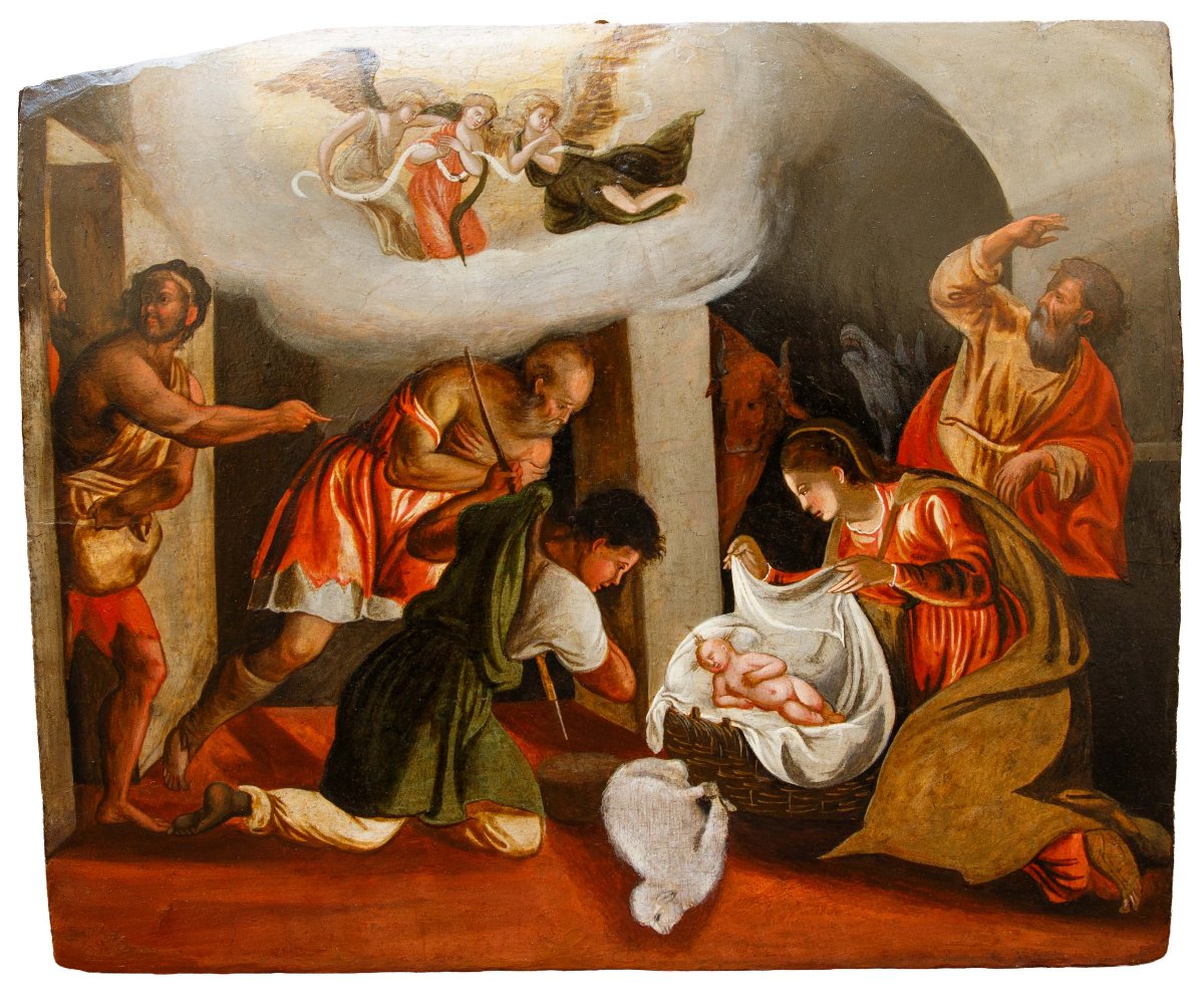 École vénito-crétoise du XVIIe siècle, Adoration des pasteurs