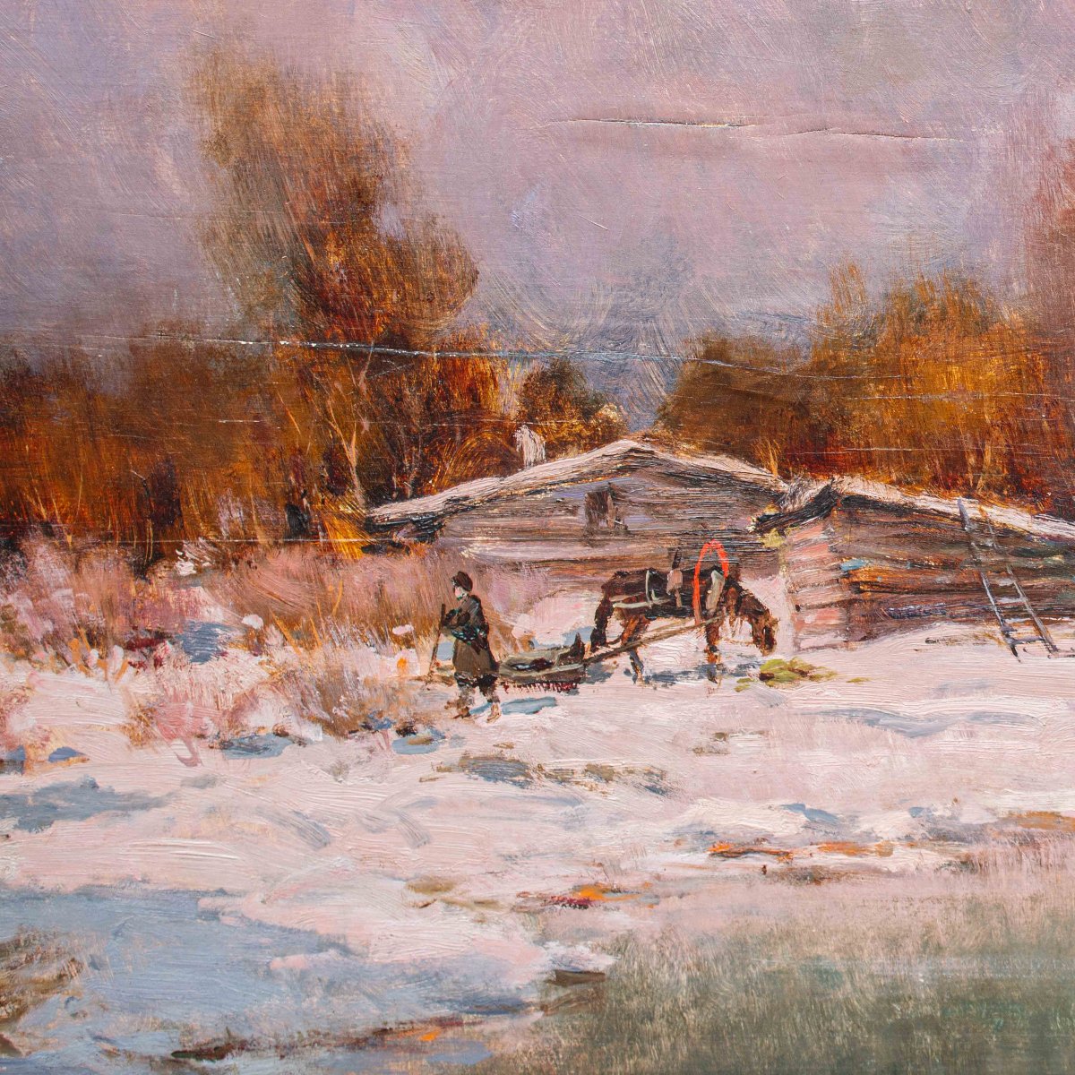 Ivan Karpoff (novocherkassk, 1898 – Milan, 1970), Sunset In Dacia-photo-1