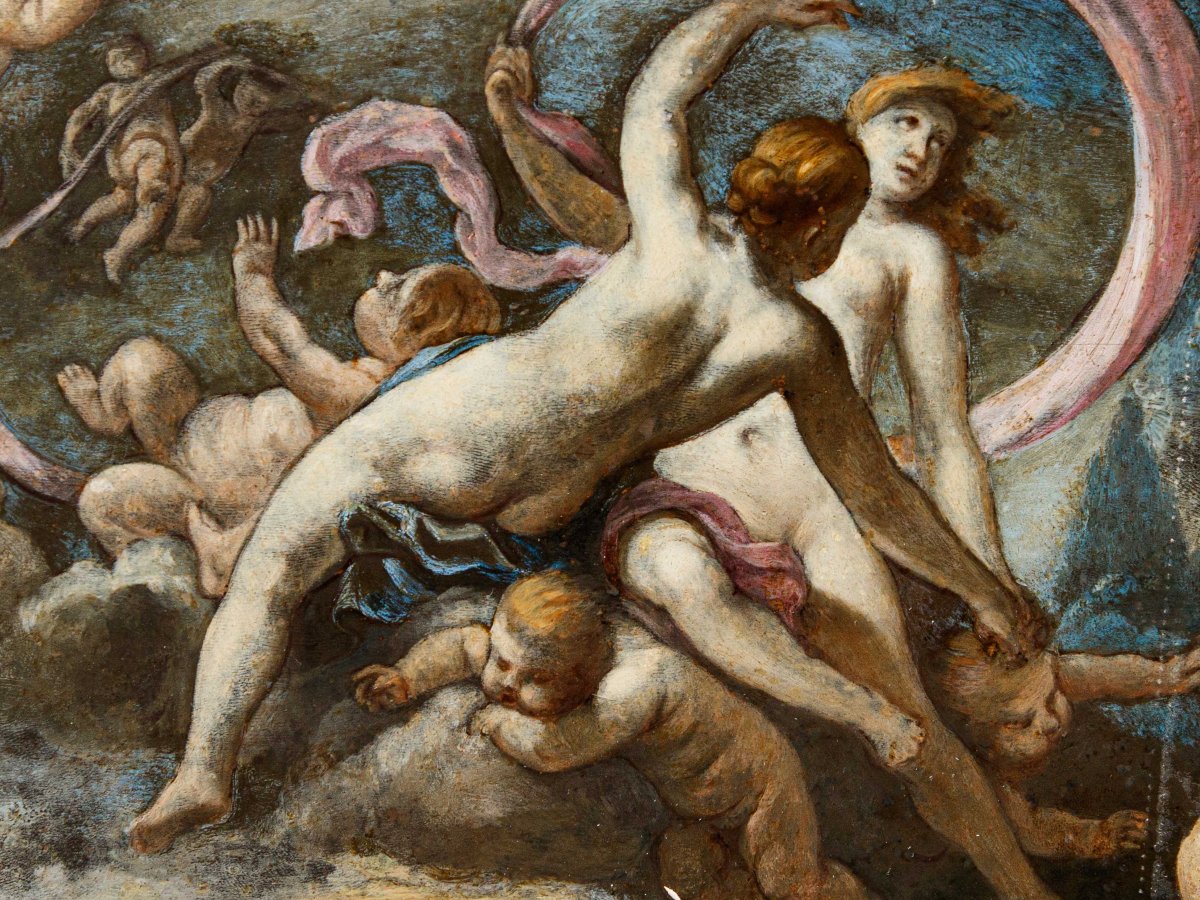 Cornelis Shut (Anvers, 1597 - Anvers, 1655), attr., Vénus se présente à la forge de Vulcain-photo-6