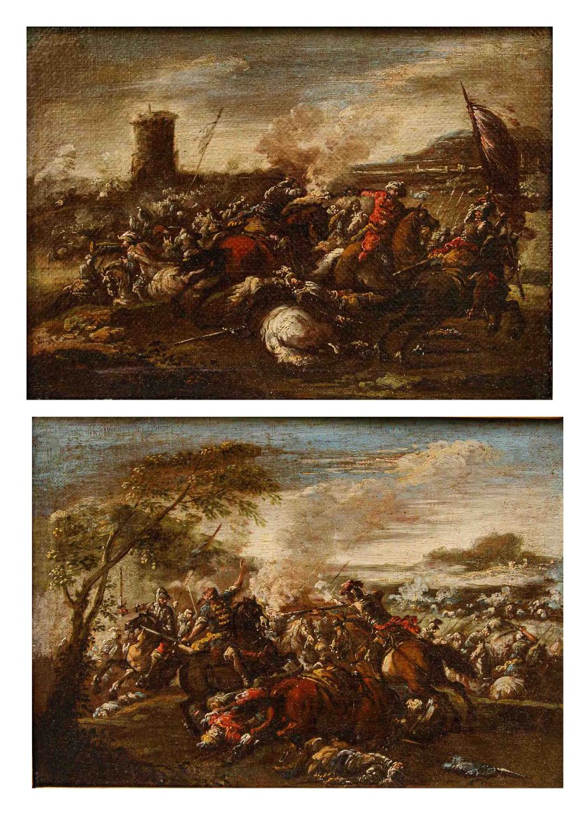 Francesco Graziani, dit Ciccio Napoletano,  Deux batailles de cavalerie-photo-2