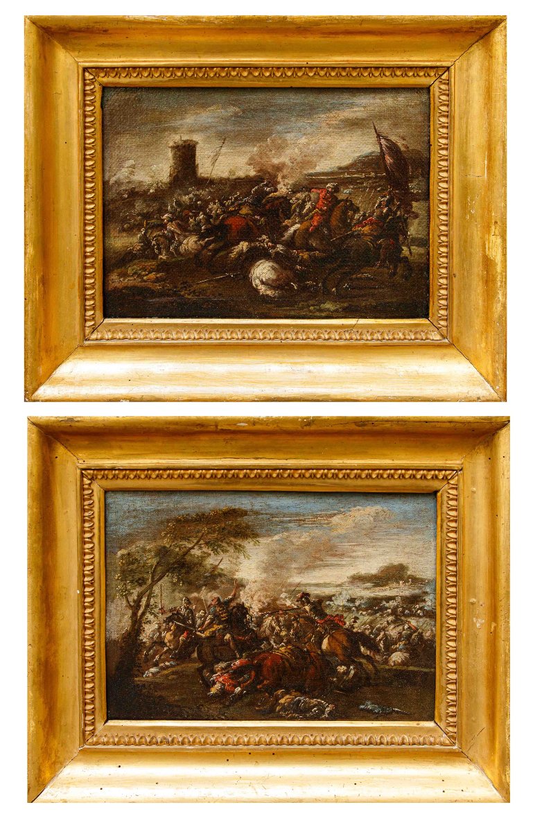 Francesco Graziani, dit Ciccio Napoletano,  Deux batailles de cavalerie