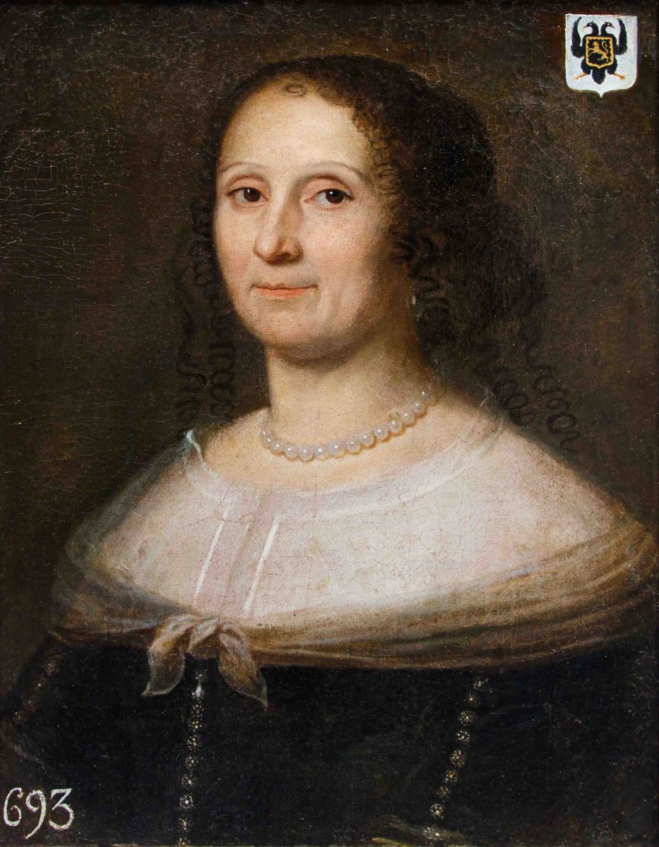 Disciple de Philippe de Champaigne (Bruxelles, 1602 - Paris, 1674), Paire de portraits-photo-2