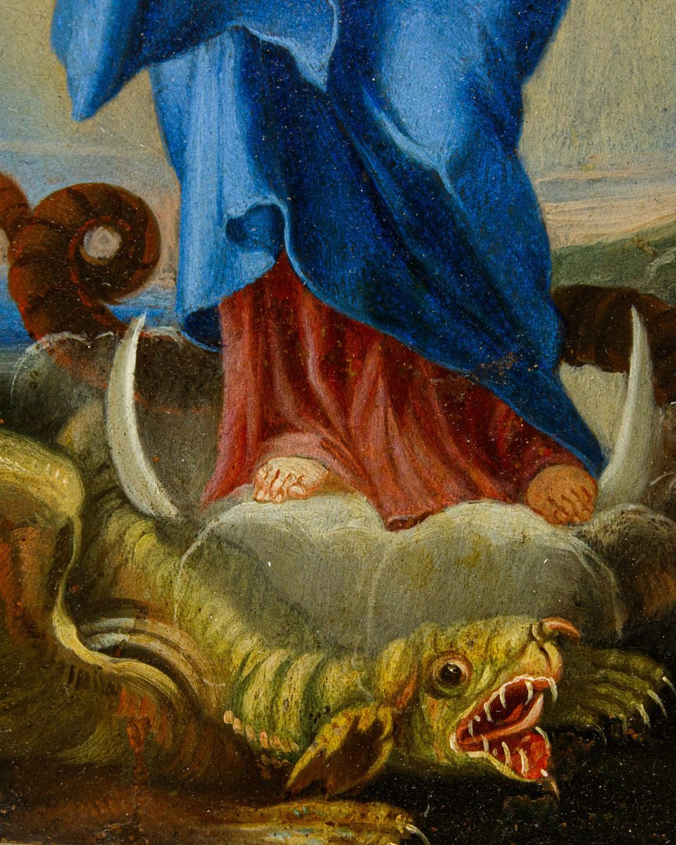 Peintre corthonesque, XVIIe siècle, Immaculée-photo-4
