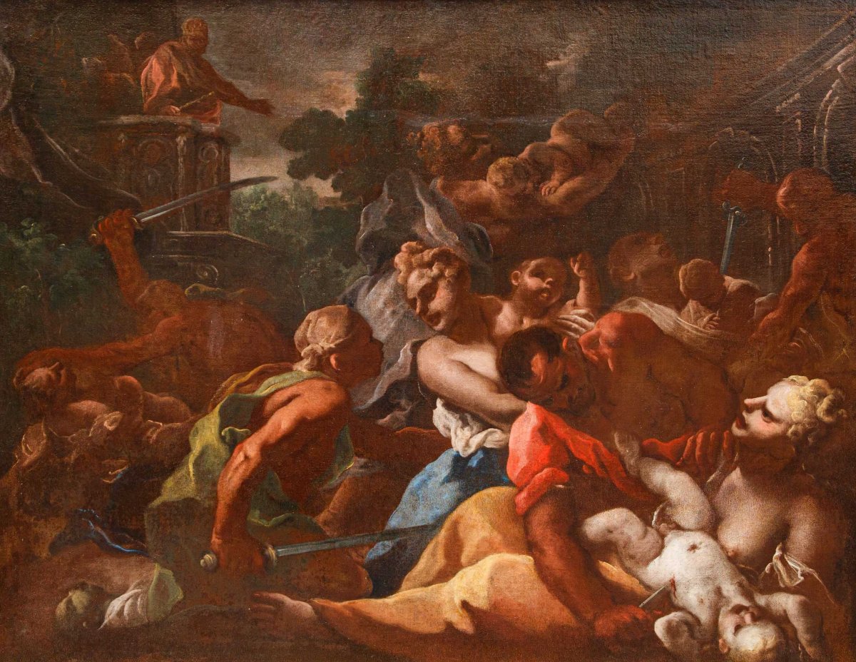 Carlo Preda (Milan, 1651/52 env. - 1729), Le massacre des innocents-photo-2