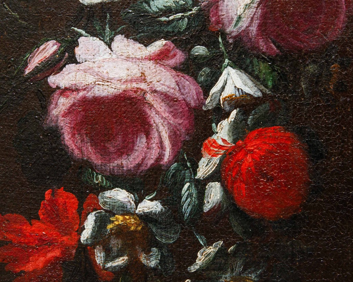 Pier Francesco Cittadini (1616–1681), Attributed To, Garland With The Sleeping Jesus-photo-5