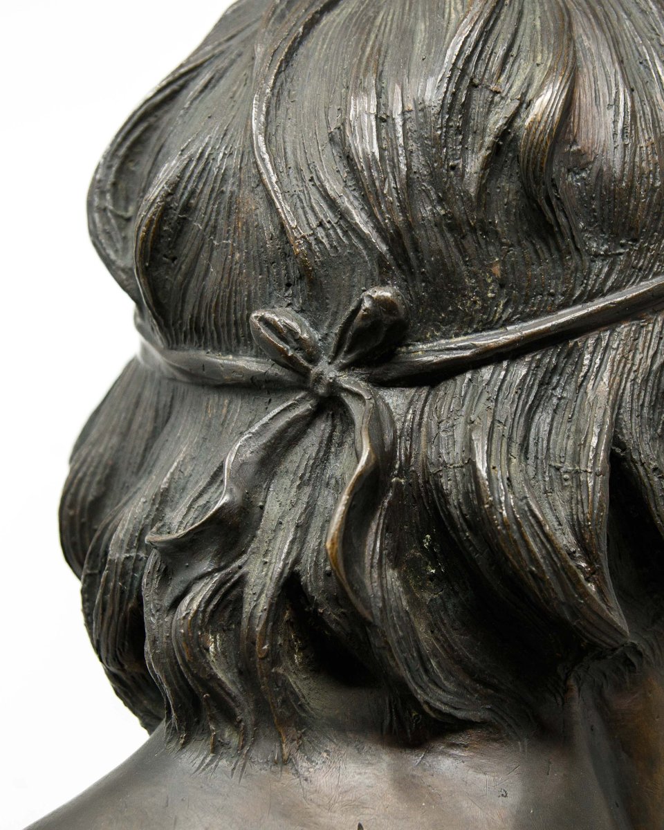 Vincenzo Gemito (naples, 1852–1929), Bust Of A Philosopher-photo-4