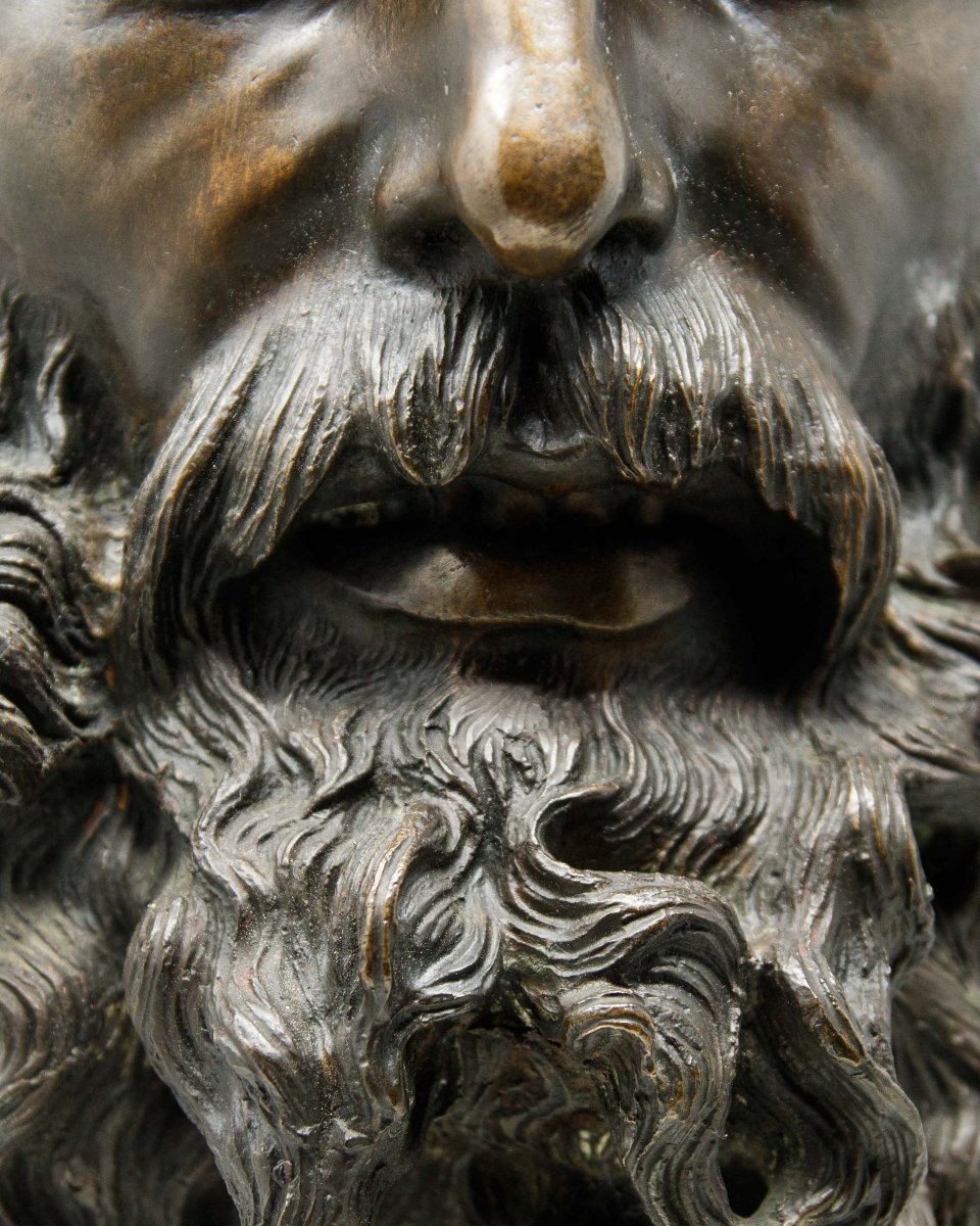 Vincenzo Gemito (naples, 1852–1929), Bust Of A Philosopher-photo-5