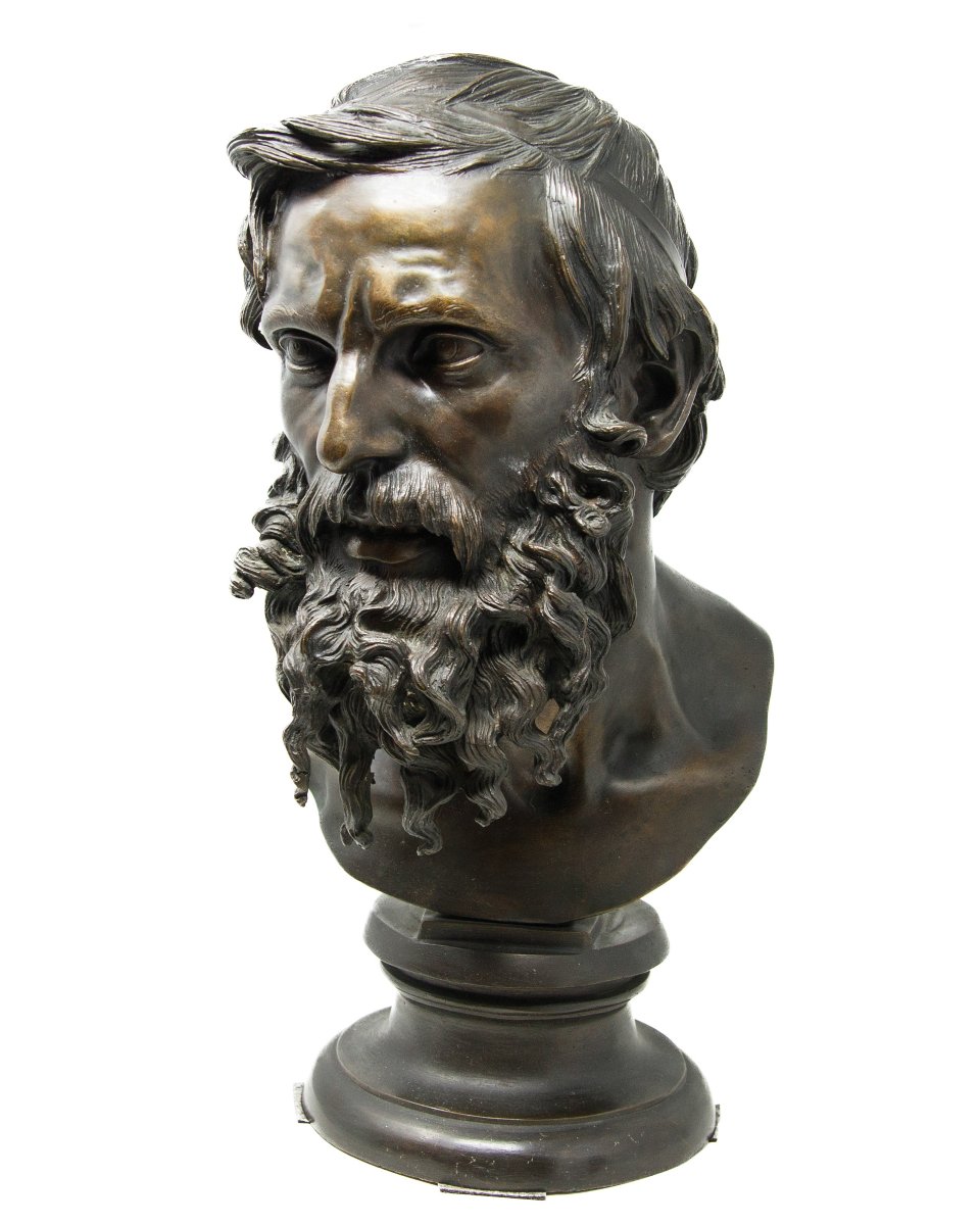 Vincenzo Gemito (naples, 1852–1929), Bust Of A Philosopher