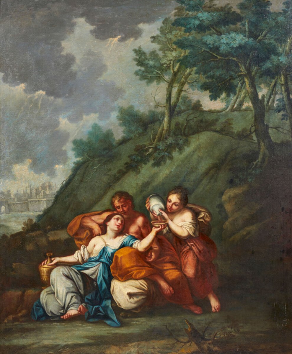 Cercle de Marcantonio Franceschini (Bologne, 1648 - 1729), Loth et ses filles-photo-2
