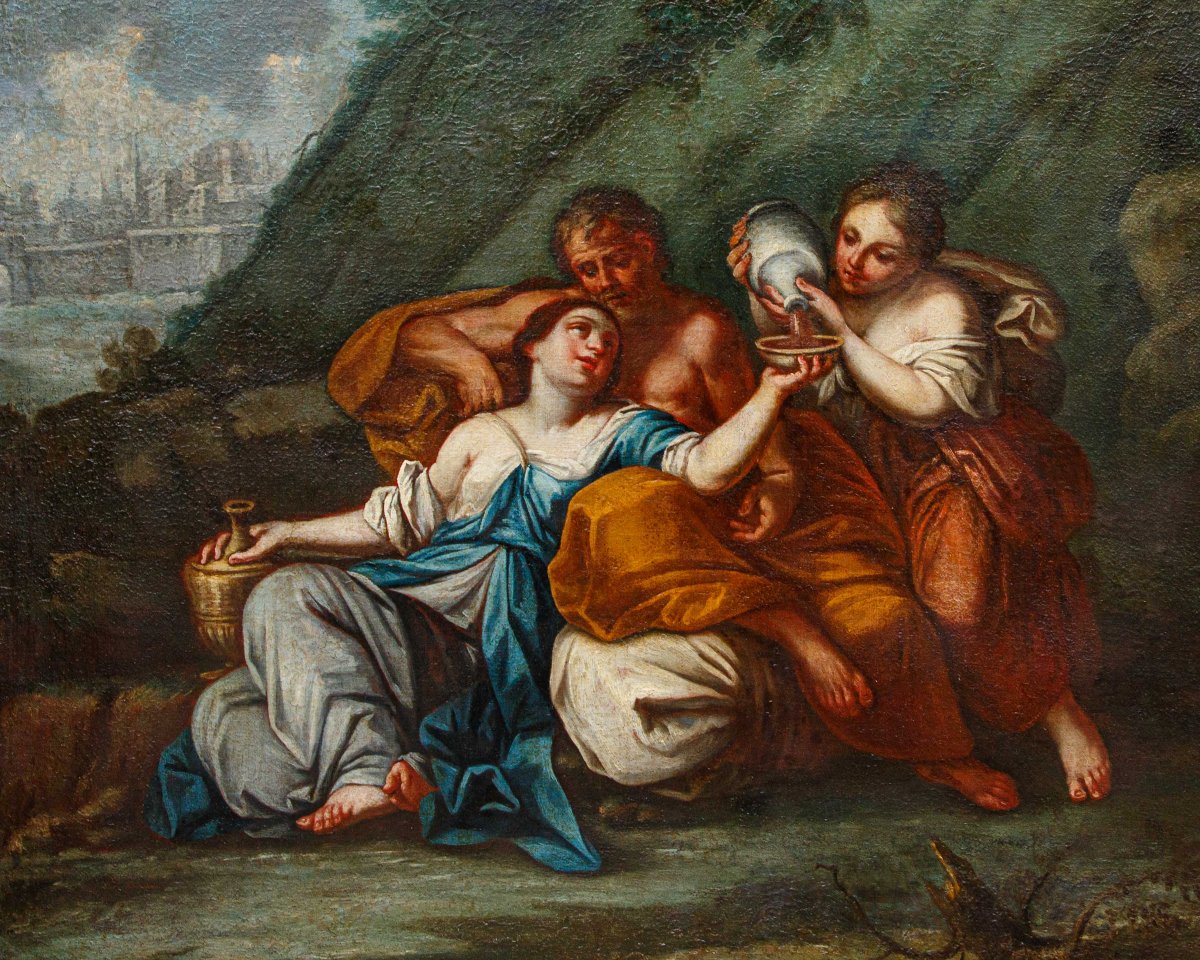 Cercle de Marcantonio Franceschini (Bologne, 1648 - 1729), Loth et ses filles-photo-4
