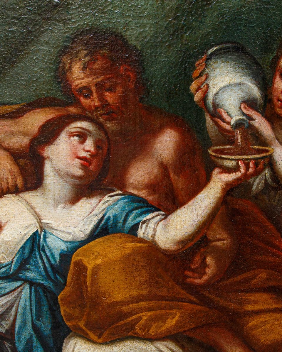 Cercle de Marcantonio Franceschini (Bologne, 1648 - 1729), Loth et ses filles-photo-3