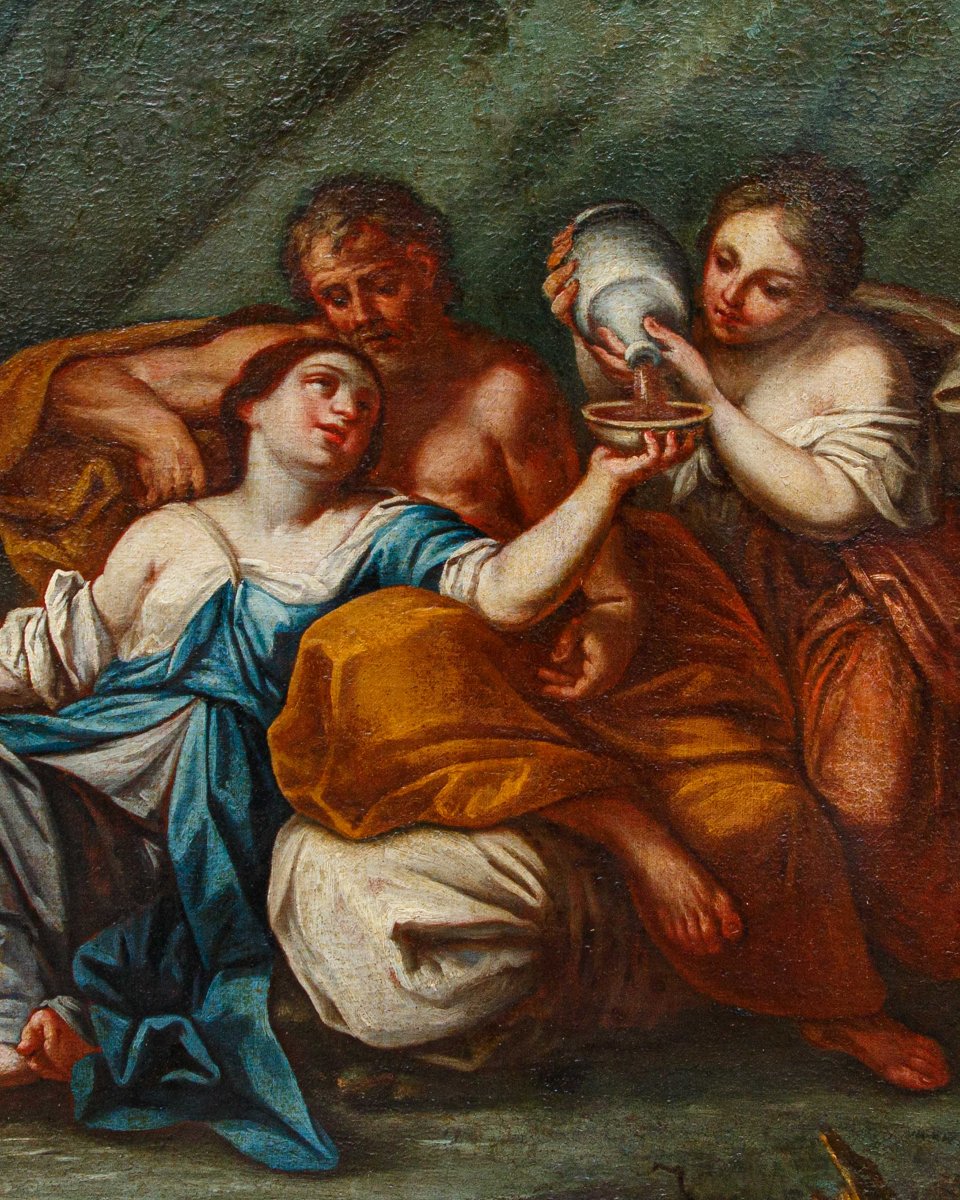 Cercle de Marcantonio Franceschini (Bologne, 1648 - 1729), Loth et ses filles-photo-4