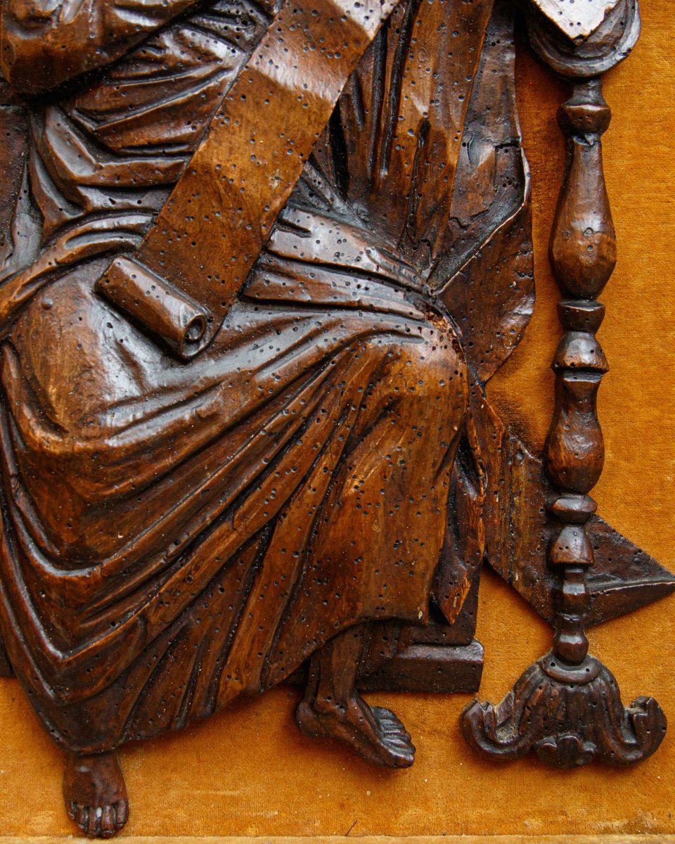 17th Century, Panel Depicting St. John The Evangelist-photo-1