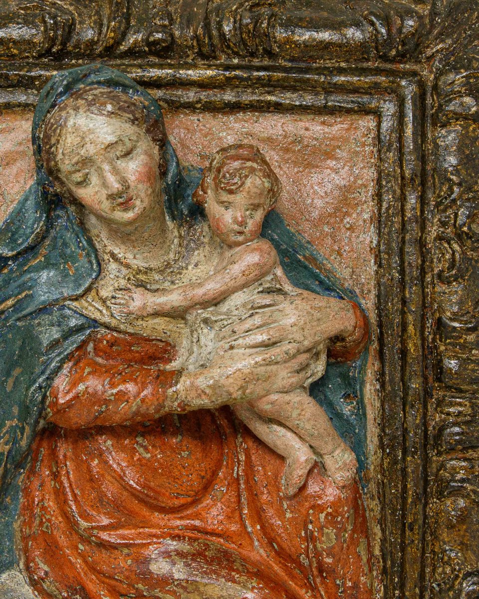 17th-century Bolognese School, Madonna And Child-photo-4
