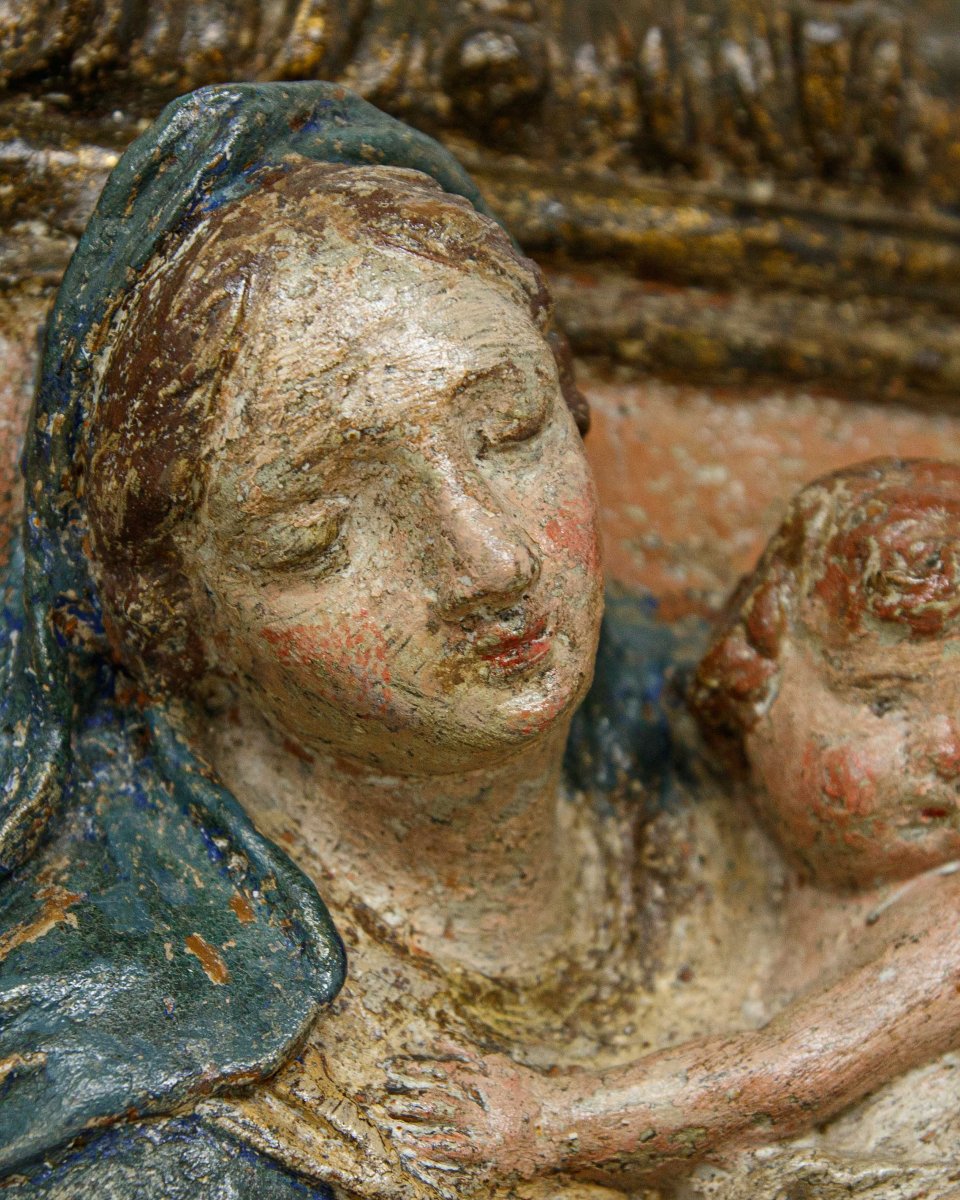 17th-century Bolognese School, Madonna And Child-photo-4
