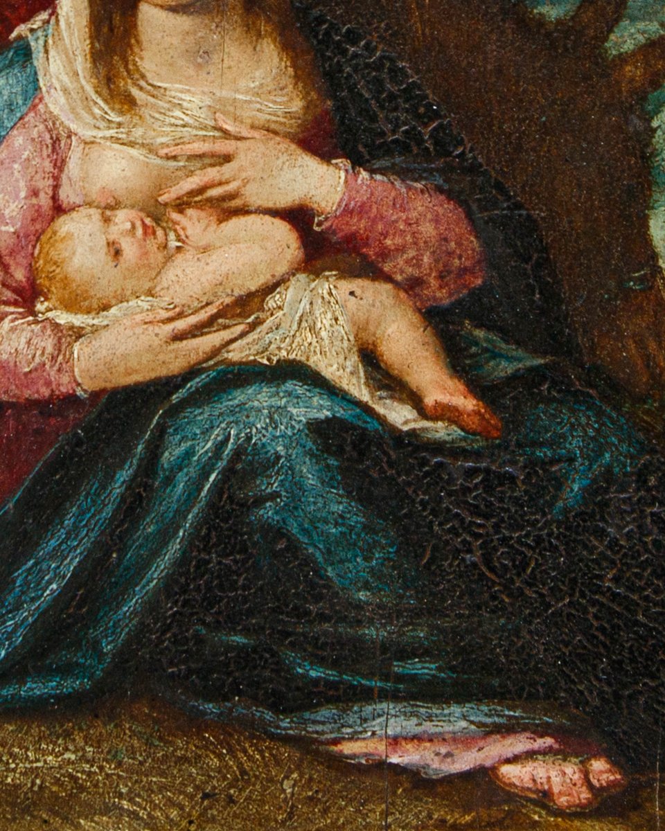 Christoph Schwarz (ingolstadt, 1548 – Munich, 1592), Rest On The Flight Into Egypt-photo-1