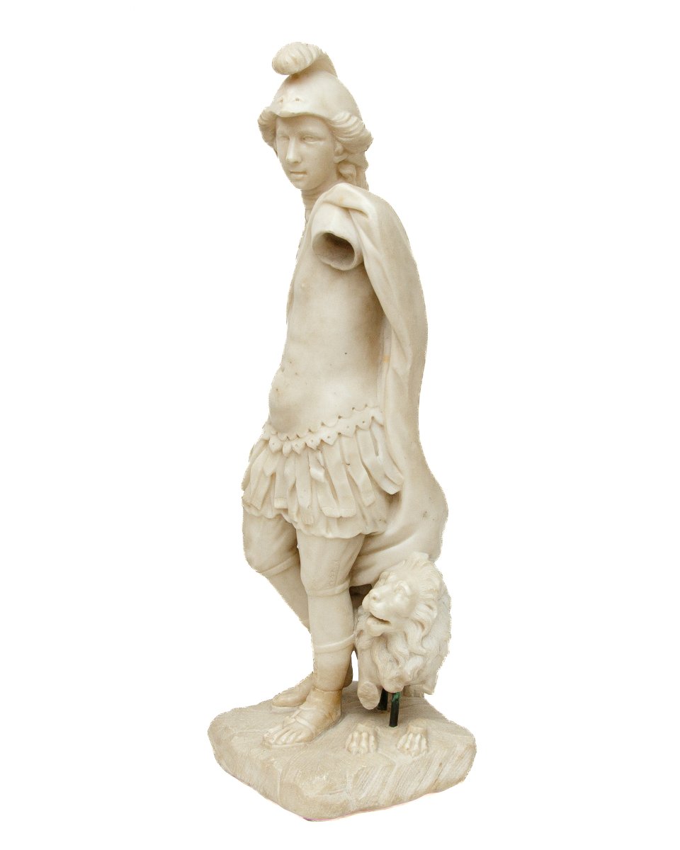 XVIe siècle, Figure en armure avec le lion -photo-2