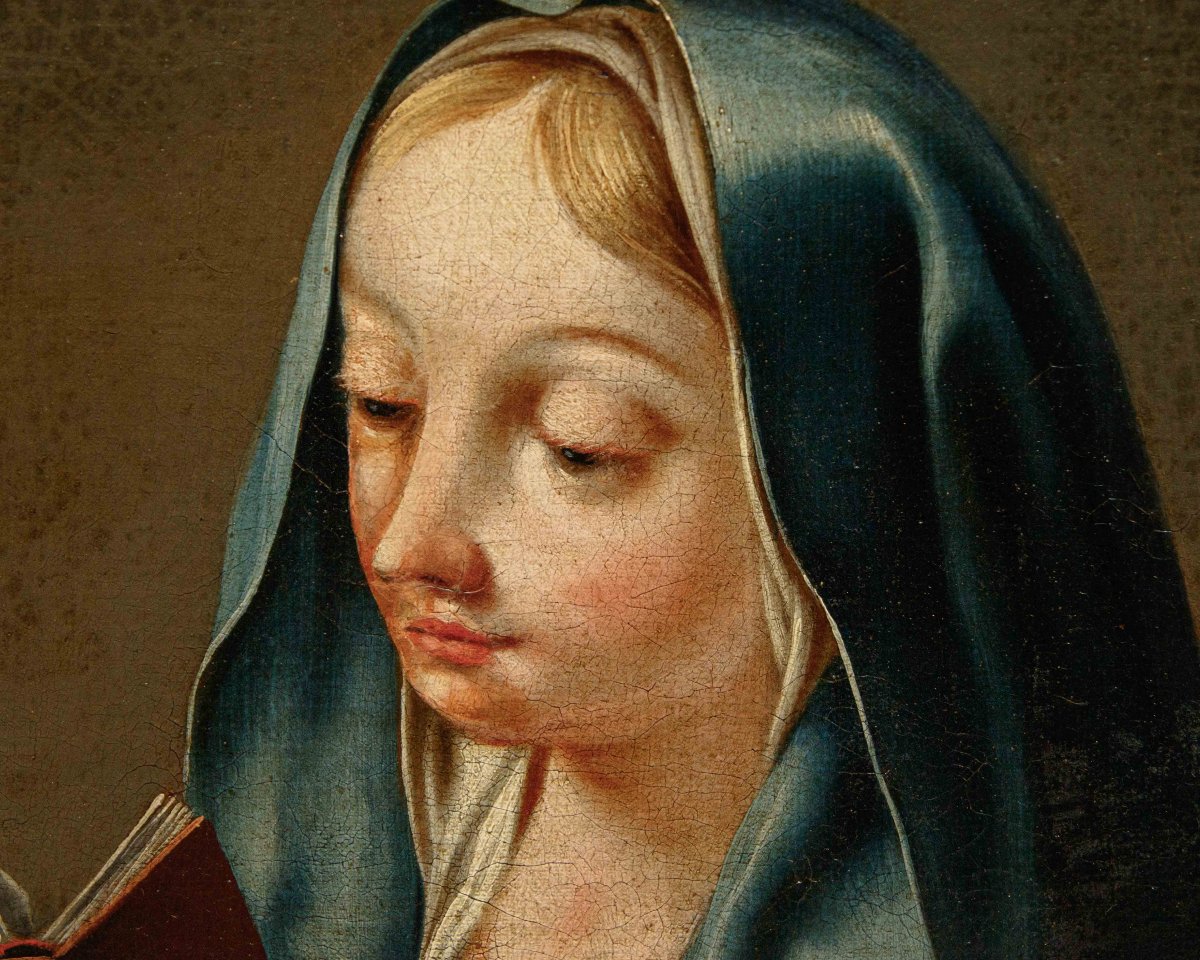 Workshop Of Giovanni Battista Pittoni (venice, 1687–1767), *madonna Reading*-photo-4