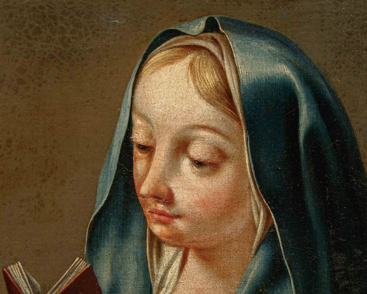 Workshop Of Giovanni Battista Pittoni (venice, 1687–1767), *madonna Reading*-photo-3