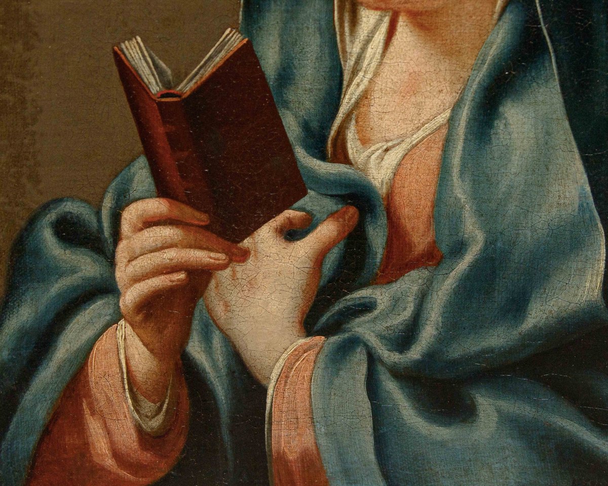 Workshop Of Giovanni Battista Pittoni (venice, 1687–1767), *madonna Reading*-photo-4