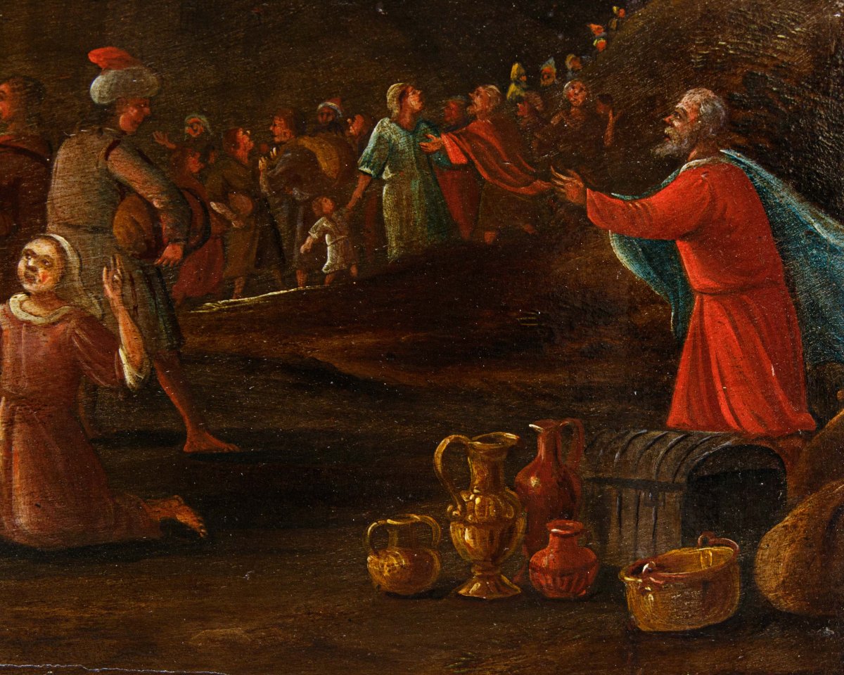 Atelier de Frans Francken le Jeune (Anvers, 1581-1642), La chute des Egyptiens en mer Rouge-photo-3