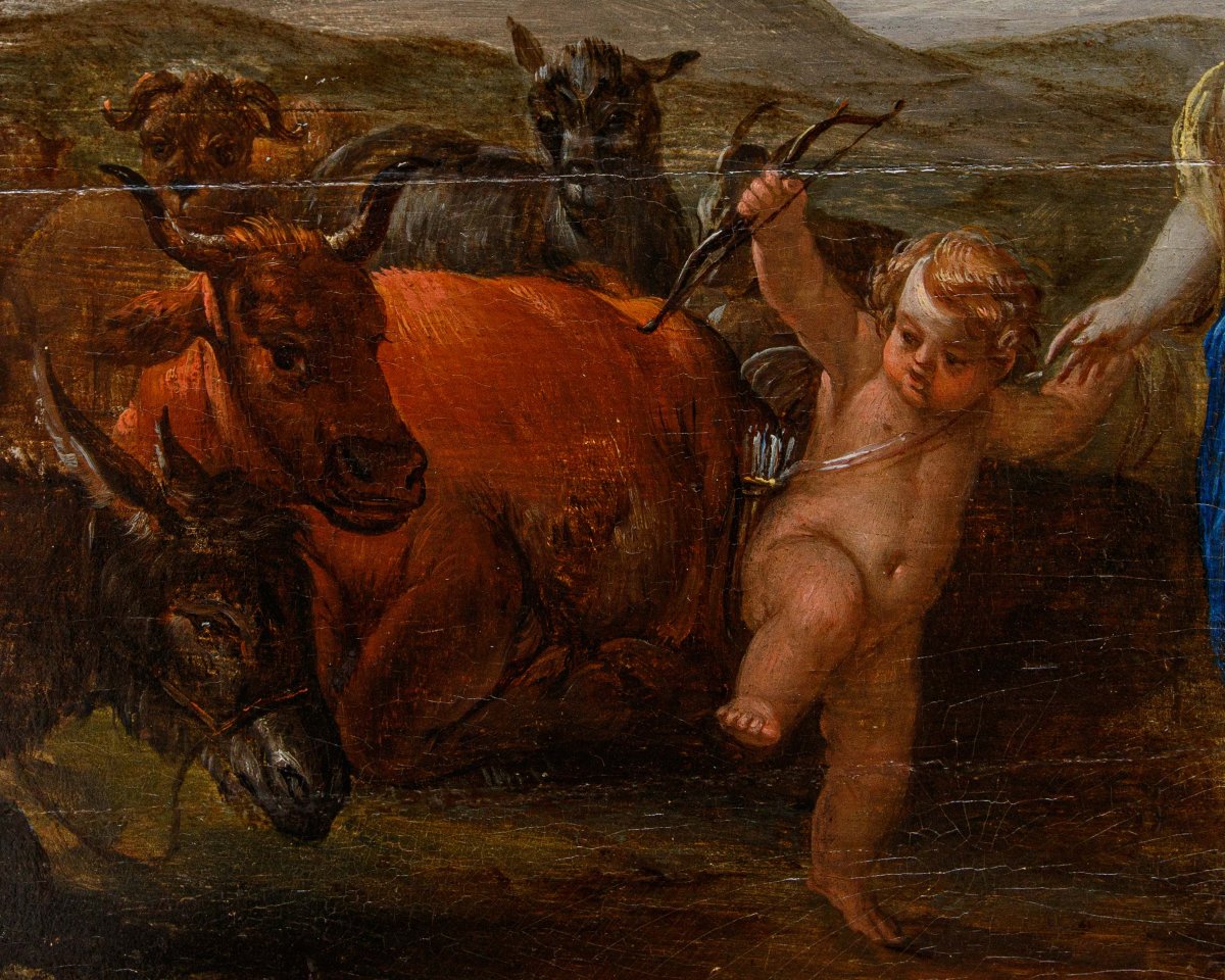 Workshop Of Victor Honoré Janssens (1658–1736) Landscape With Mythological Figures-photo-4