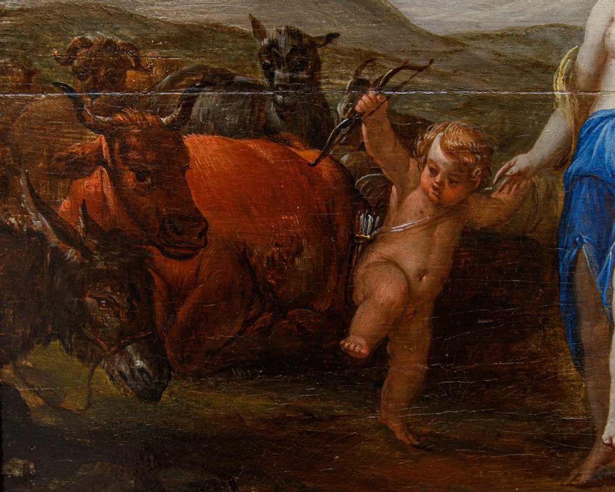 Workshop Of Victor Honoré Janssens (1658–1736) Landscape With Mythological Figures-photo-1