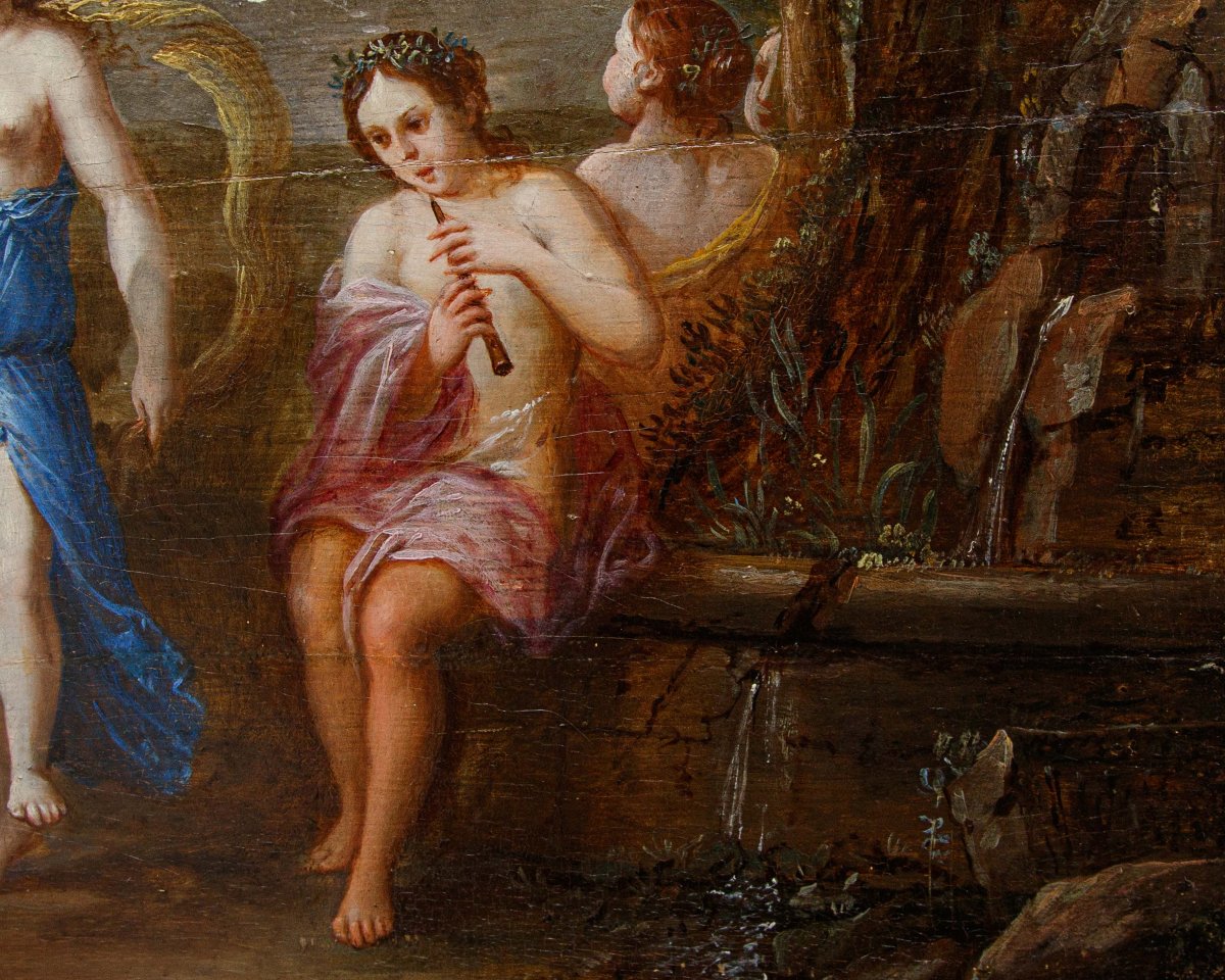 Workshop Of Victor Honoré Janssens (1658–1736) Landscape With Mythological Figures-photo-3